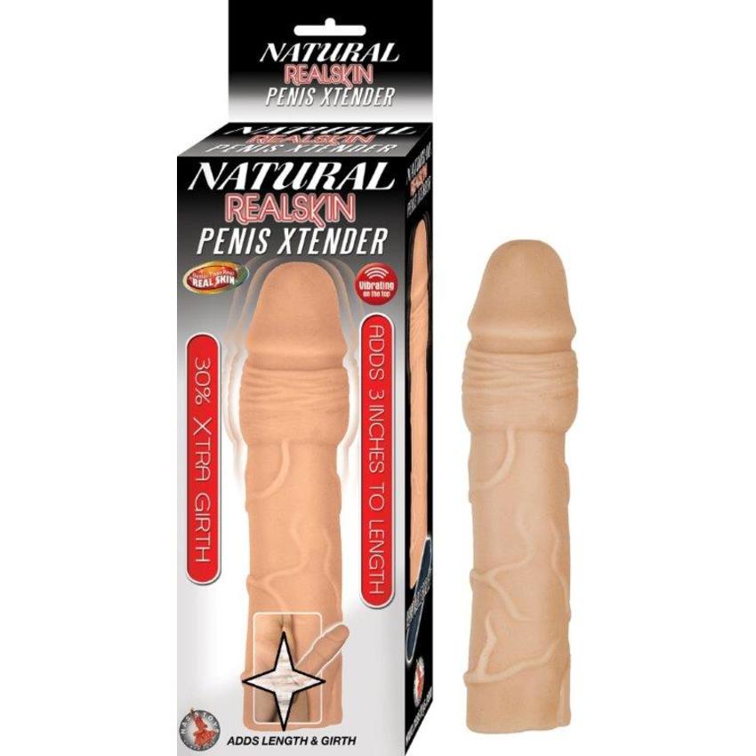 Natural Real Skin Penis Xtender-Flesh
