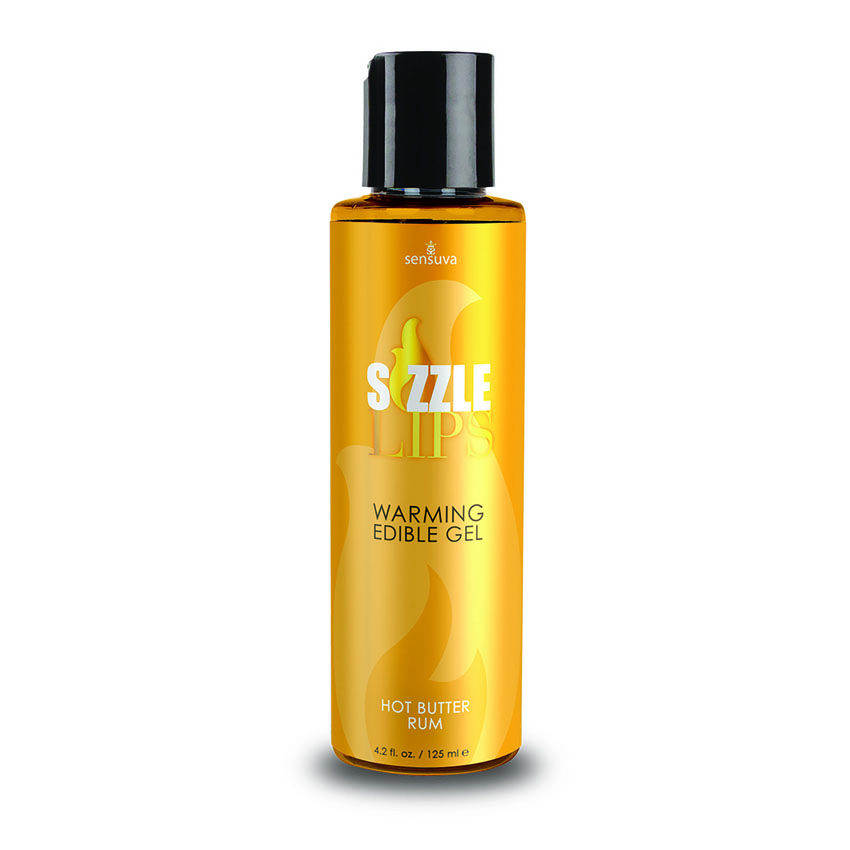 Sizzle Lip Edible Warming Gel-Hot Butter Rum