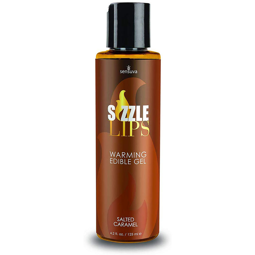 Sizzle Lip Edible Warming Gel-Salted Caramel