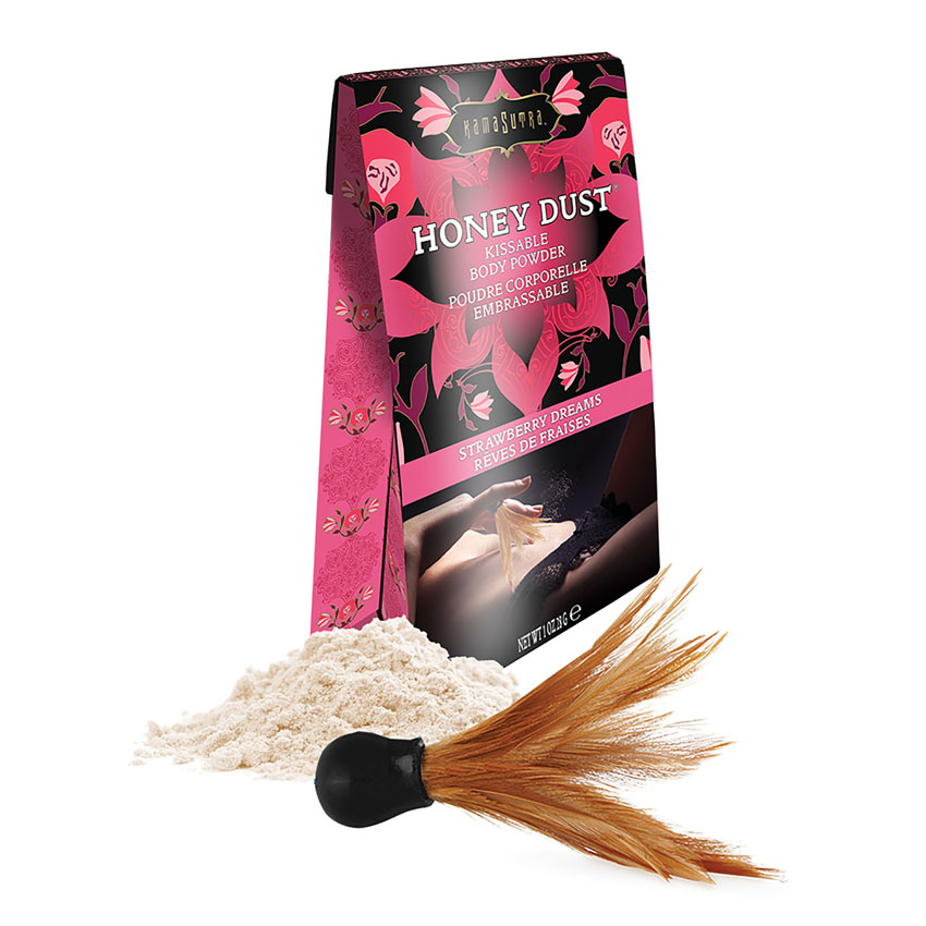 Kama Sutra Honey Dust Body Powder-Strawberry Dreams