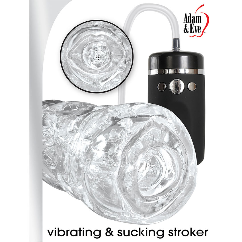 Adam & Eve Vibrating And Sucking Stroker