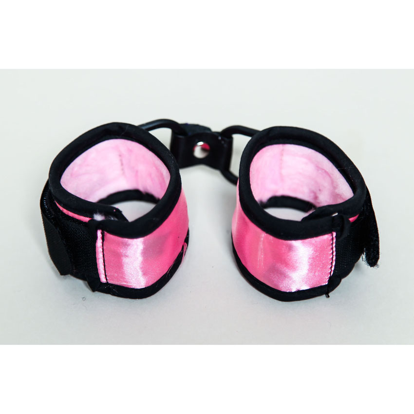 Priscilla Mink Cuffs-Pink 1