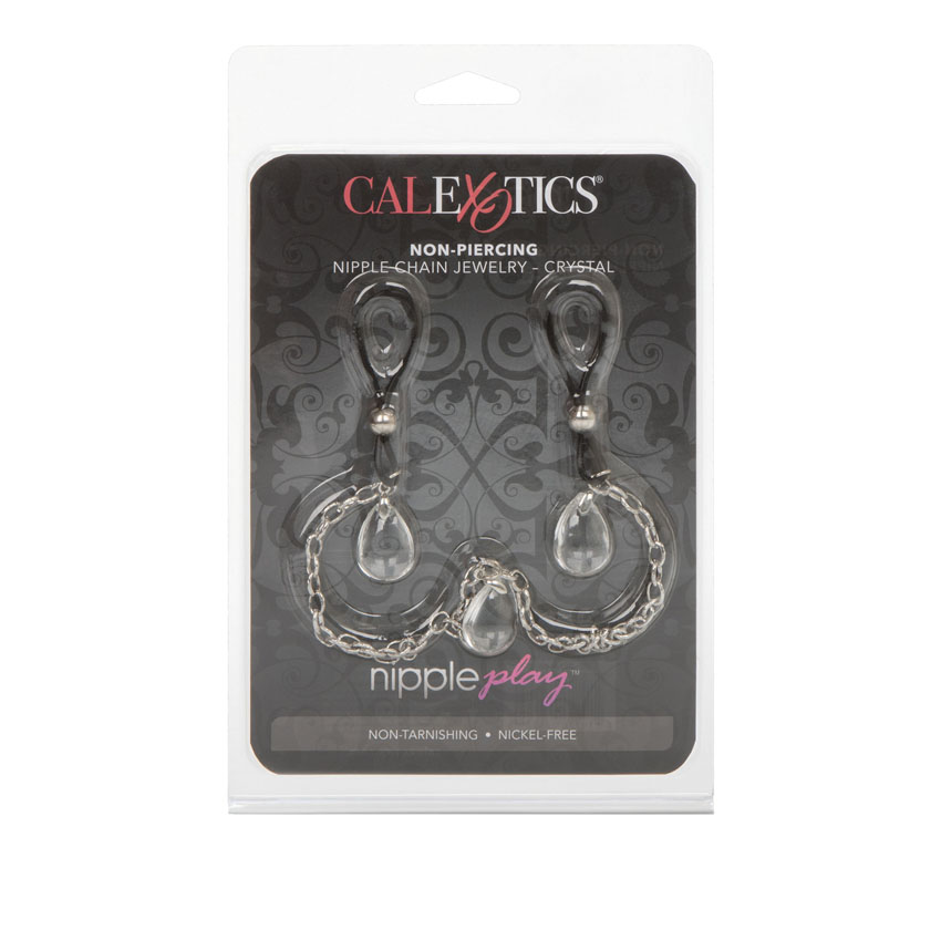 Non-Piercing Nipple Chain Crystal