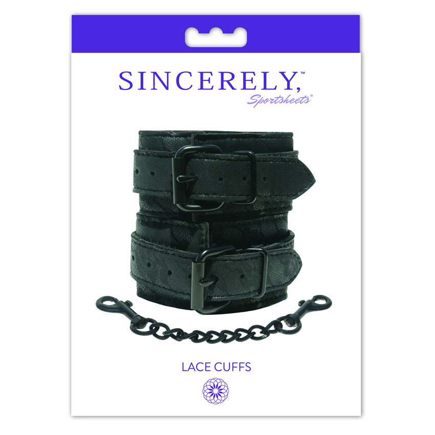 Sincerely Lace Cuffs by Sportsheets