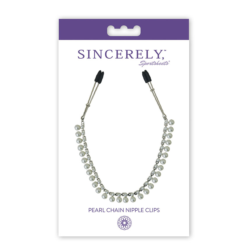 Pearl Chain Nipple Clips