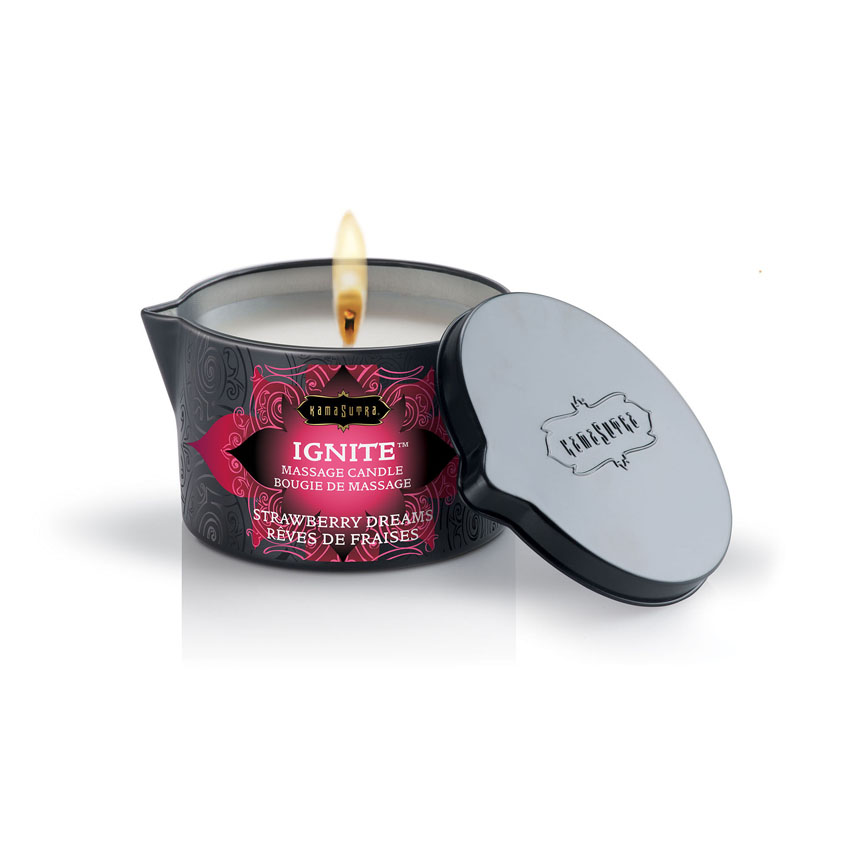 Kama Sutra Ignite Candle-Strawberry