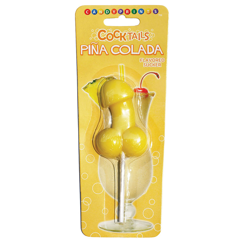 Pina Colada Cocktail Sucker