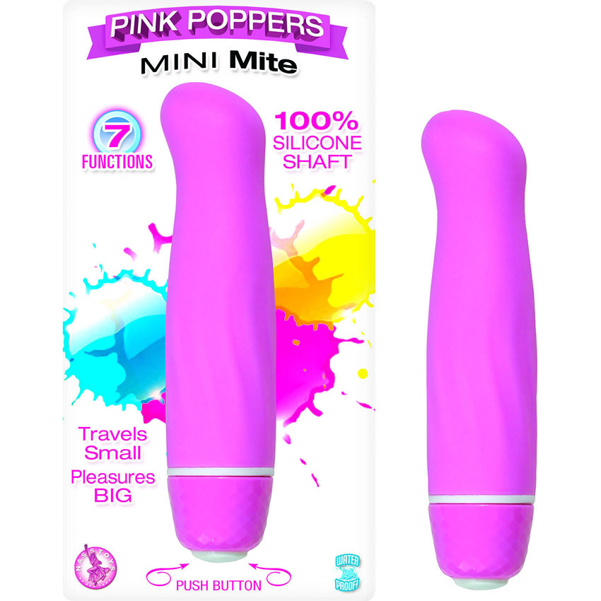 Pink Poppers 7 Functions Mini Mite