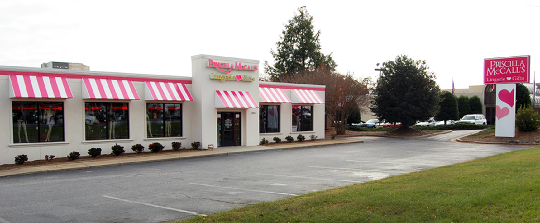 Priscilla McCall’s storefront in Hickory, NC.
