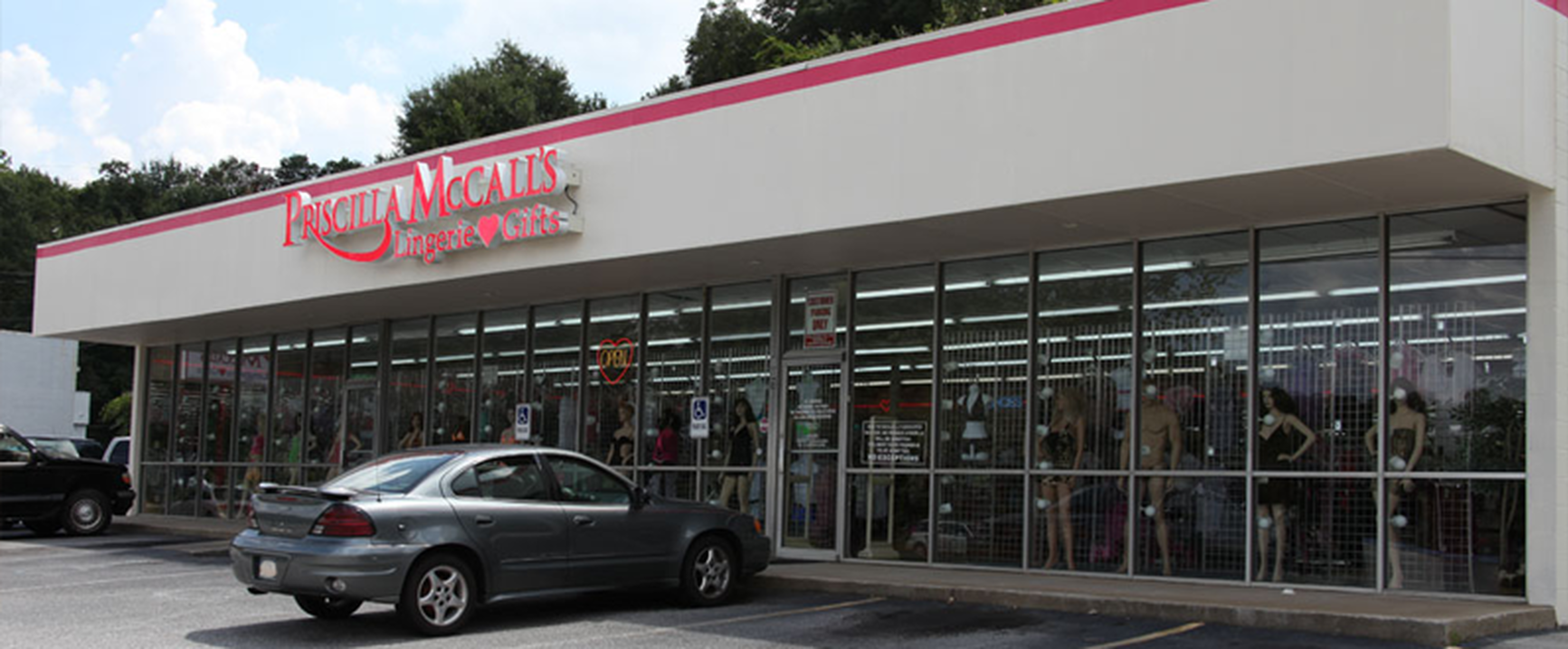 Priscilla McCall's storefront in South Carolina.