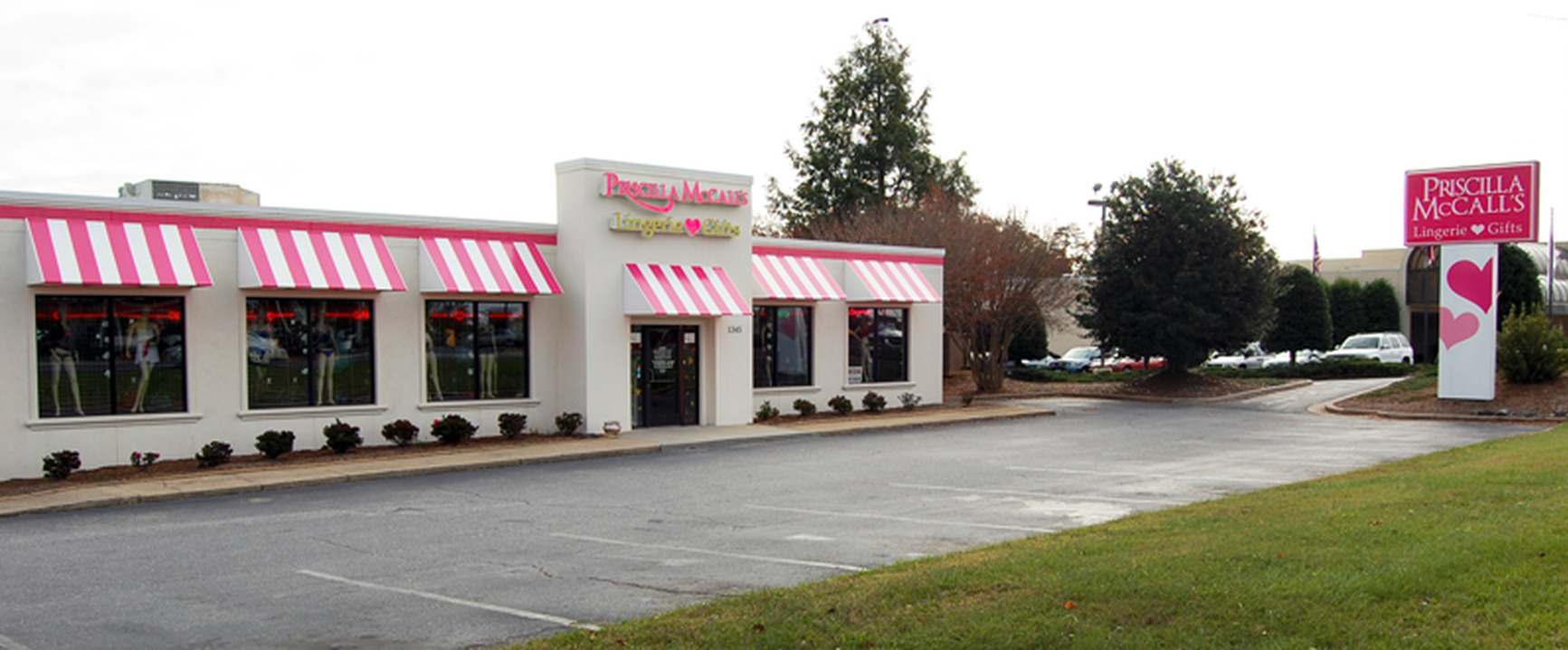 Priscilla McCall's storefront in North Carolina.