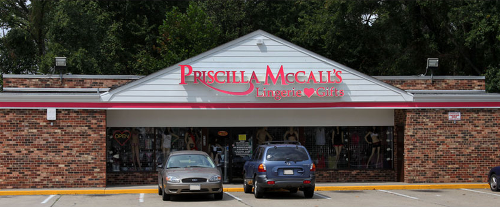 Priscilla McCall's storefront in Virginia.